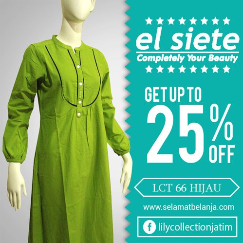 25 Gamis  El Siete  Terbaru Model  Baju  Gamis  Celana 